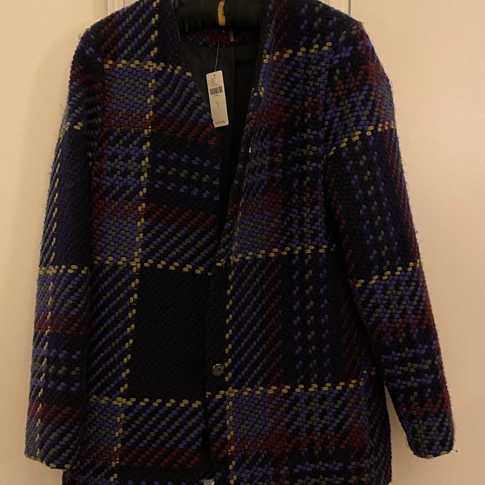Anthropologie “free the roses” fletcher plaid cost